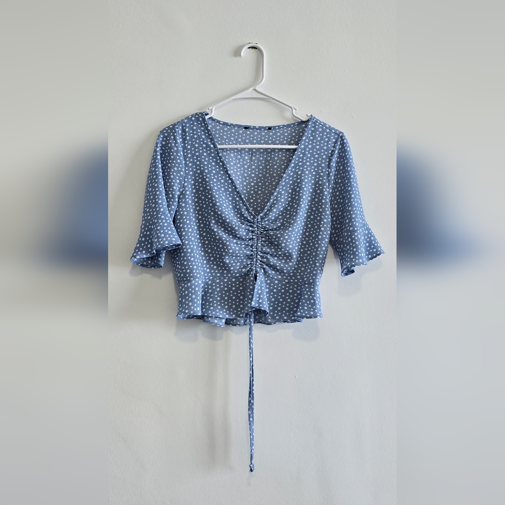 Polka Dot top size XS - Picture 2 of 5